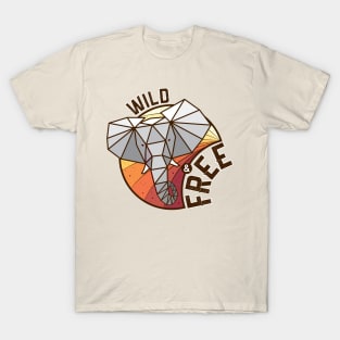 Wild and Free Elephant T-Shirt